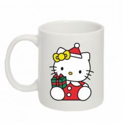 Кружка 320ml Kitty with present - FATLINE Кружка 320ml Kitty with present