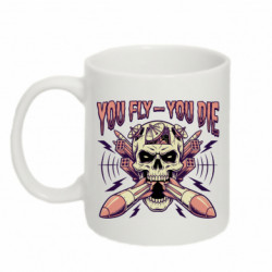 Кружка 320ml ЛЕТИШЬ — УМРЁШЬ - FATLINE Кружка 320ml ЛЕТИШЬ — УМРЁШЬ