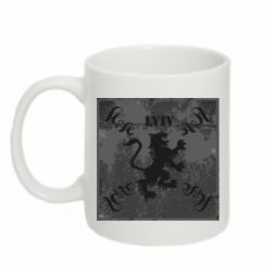 Кружка 320ml Львов Old School - FATLINE Кружка 320ml Львов Old School