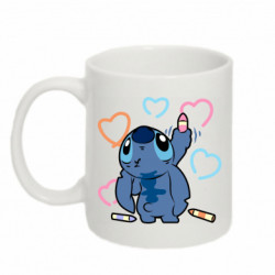 Кружка 320ml Рисующий Стич - FATLINE Кружка 320ml Рисующий Стич