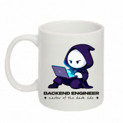 Кружка 320ml Мастер темной стороны, кодер | Иллюстрация милого хакера - FATLINE Кружка 320ml Мастер темной стороны, кодер | Иллюстрация милого хакера
