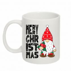 Кружка 320ml Merry Christmas Рождественский гном - FATLINE Кружка 320ml Merry Christmas Рождественский гном