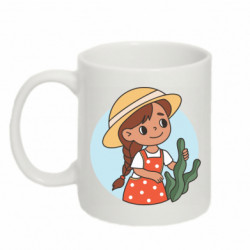 Кружка 320ml Милаха девочка в шляпе - FATLINE Кружка 320ml Милаха девочка в шляпе