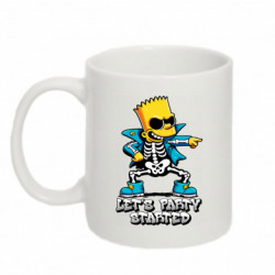 Кружка 320ml начнем вечеринку. Барт Симпсон - FATLINE Кружка 320ml начнем вечеринку. Барт Симпсон