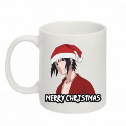 Кружка 320ml Sasuke Merry Christmas - FATLINE Кружка 320ml Sasuke Merry Christmas
