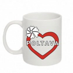 Кружка 320ml Серце і Полтава - FATLINE Кружка 320ml Серце і Полтава
