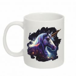 Кружка 320ml синий космический единорог - FATLINE Кружка 320ml синий космический единорог