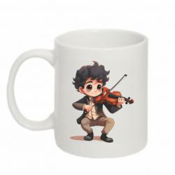 Кружка 320ml Скрипач играет на скрипке - FATLINE Кружка 320ml Скрипач играет на скрипке