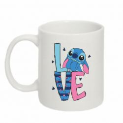 Кружка 320ml Стич Love - FATLINE Кружка 320ml Стич Love
