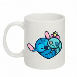 Кружка 320ml Стич с куклой - FATLINE Кружка 320ml Стич с куклой