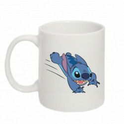 Кружка 320ml Стич прыгает - FATLINE Кружка 320ml Стич прыгает