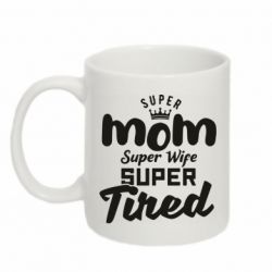 Кружка 320ml Super mom Super wife - FATLINE Кружка 320ml Super mom Super wife