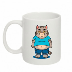 Кружка 320ml Толстый кот - FATLINE Кружка 320ml Толстый кот