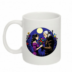 Кружка 320ml Ведьмак Геральт и Йеннифер