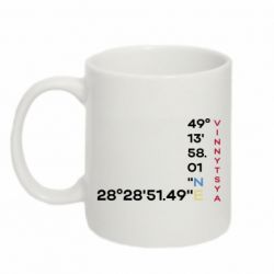 Кружка 320ml Вінниця Координати