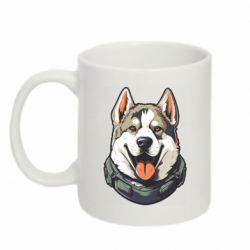 Кружка 320ml Военная Хаски - FATLINE Кружка 320ml Военная Хаски