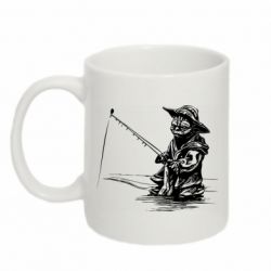 Кружка 320ml Йода на рибалці