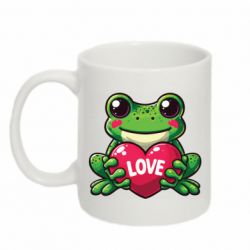 Кружка 320ml Жаба с сердцем. Love - FATLINE Кружка 320ml Жаба с сердцем. Love