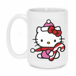 Кружка 420ml Christmas Kitty with candy - FATLINE Кружка 420ml Christmas Kitty with candy