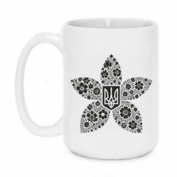 Кружка 420ml Каштан Тризуб - FATLINE Кружка 420ml Каштан Тризуб