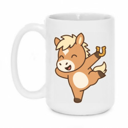 Кружка 420ml Лоша вдачі на рік Коня - FATLINE Кружка 420ml Лоша вдачі на рік Коня