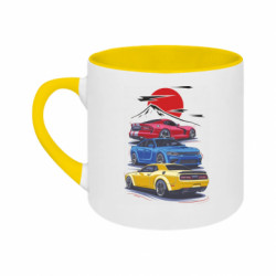 Кружки двоколірні 180ml - FATLINE