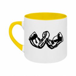 Кружки двоколірні 180ml