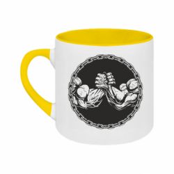 Кружки двоколірні 180ml