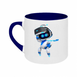 Кружка двоколірна 180ml Astro Bot robot  - FATLINE