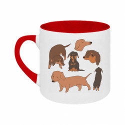 Кружки двухцветные 180ml - FATLINE