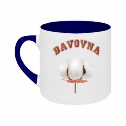Кружка двухцветная 180ml Бавовна - FATLINE Кружка двухцветная 180ml Бавовна