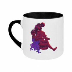 Кружки двоколірні 180ml - FATLINE