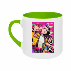 Кружки двоколірні 180ml - FATLINE