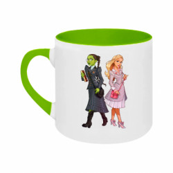 Кружки двухцветные 180ml