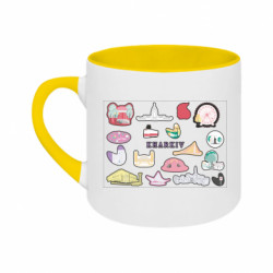 Кружки двоколірні 180ml - FATLINE