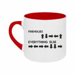 Кружки двухцветные 180ml - FATLINE