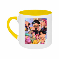 Кружки двухцветные 180ml