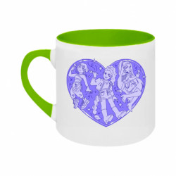 Кружки двоколірні 180ml - FATLINE