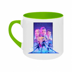 Кружки двоколірні 180ml - FATLINE