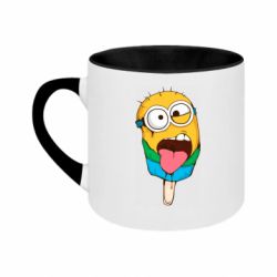 Кружка двухцветная 180ml Ice cream minions