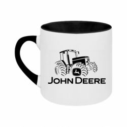 Кружка двухцветная 180ml John Deere Logo, Tractor
