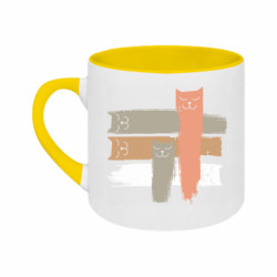 Кружки двоколірні 180ml - FATLINE