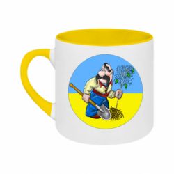 Кружки двухцветные 180ml