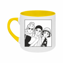 Кружки двоколірні 180ml