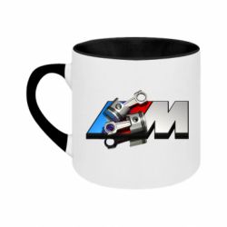 Кружка двухцветная 180ml Logo BMW  3