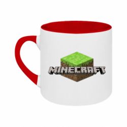 Кружка двоколірна 180ml Minecraft Land - FATLINE Кружка двоколірна 180ml Minecraft Land