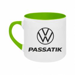 Кружки двухцветные 180ml