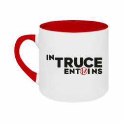 Кружка двухцветная 180ml Truce х Intentions - FATLINE Кружка двухцветная 180ml Truce х Intentions