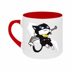 Кружка двухцветная 180ml Persona 5 Morgana - FATLINE Кружка двухцветная 180ml Persona 5 Morgana