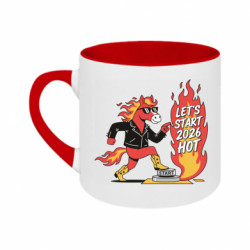 Кружки двоколірні 180ml - FATLINE